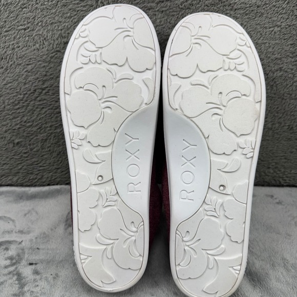 Roxy Bayshore III Sneaker Women 11 Burgundy New Memory Foam Slip On ARJS600418 - Picture 8 of 10